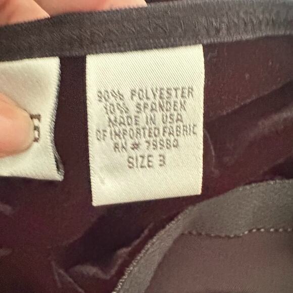 Chicos Black Velvet Cami Tank Top Adjustable Straps Shelf Bra Size 3 XL Goth - Picture 6 of 7